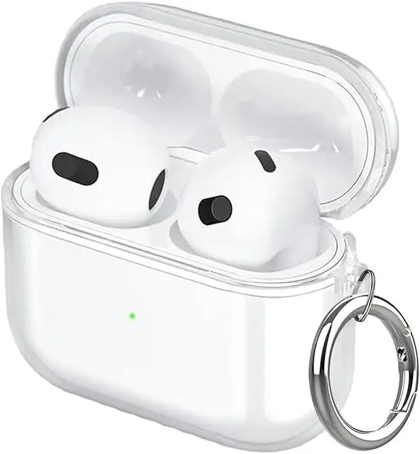 Clear TPU AirPods Case - Shockproof Cover with Lanyard for All AirPods Models